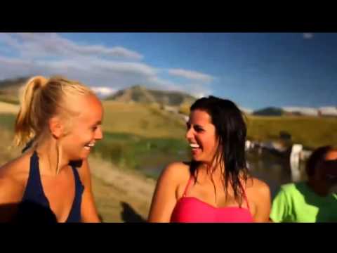 Extreme Water Sliding -- Sling Shot Slip and Slide