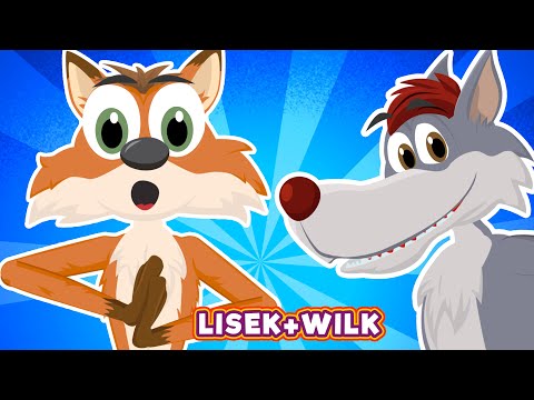 Lisek + Wilk - Śpiewające Brzdące - Piosenki dla dzieci 😍😆🤣