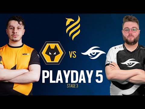 Wolves VS Team Secret // Rainbow Six European League 2022 - Stage 3 - Playday #5