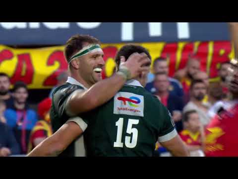 TOP 14 - Essai de Jack MADDOCKS (SP) - USA Perpignan - Section Paloise - Saison 2023-2024