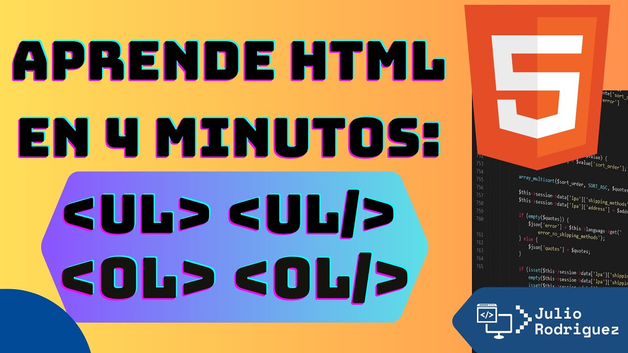 De Novato a Experto: Aprende a Crear Listas Ordenadas y Desordenadas en HTML
