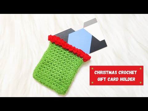 Christmas Crochet Gift Card Holder : 5 Steps (with Pictures ...
