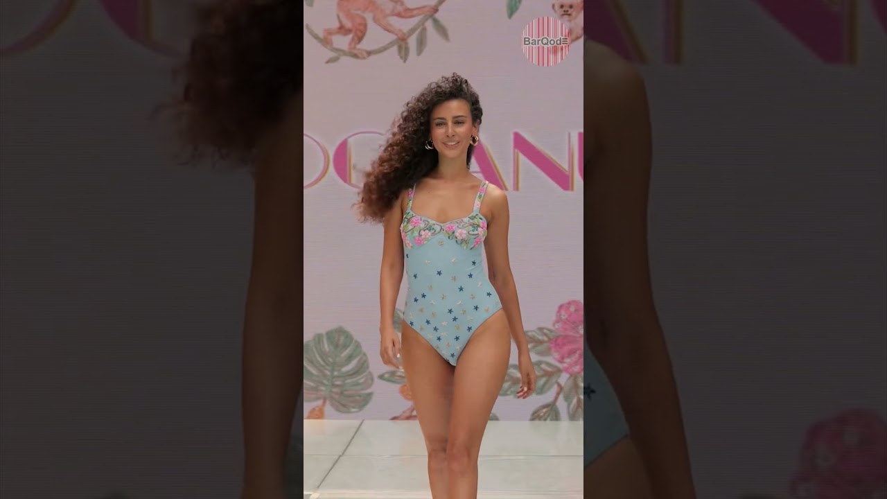 Luxury resort fashion by Oceanus The Label. NY Swimweek Fashion Show 2026 #shorts