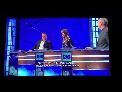 Jeopardy, short end credits - Sam Stapleton Day 2 (2/22/21)