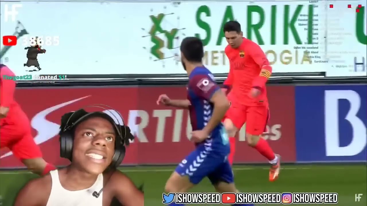 Speed reacts to Messi Highlights