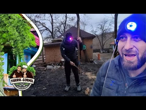 Tiberiu doarme la casuta din padure !