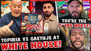 BREAKING! Ilia Topuria vs Justin Gaethje 90% FOR WHITE HOUSE! Jorge Masvidal GOES OFF on Herb Dean!