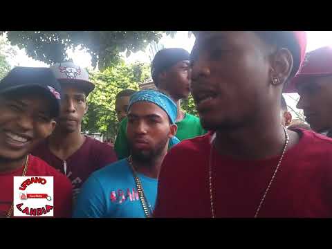 Raperoh vs panta el  raphero (uff tremenda batalla)  parque colón