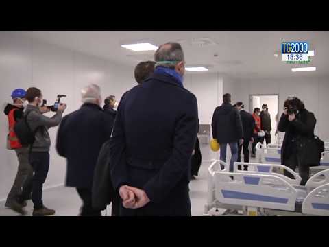 Coronavirus, inaugurato il nuovo ospedale alla Fiera di Milano