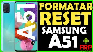 COMO tirar SENHA padrão FORMATAR , HARD reset celular SAMSUNG A51