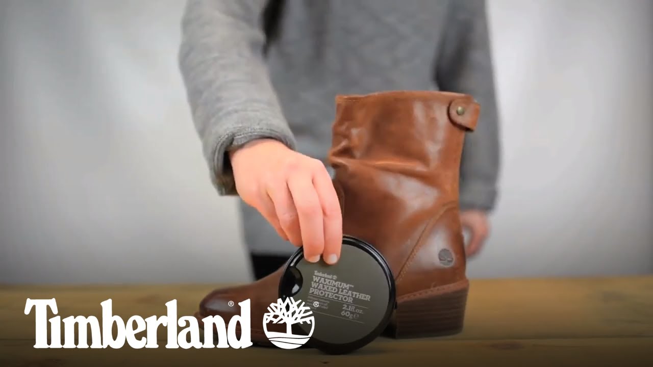 timberland leather care