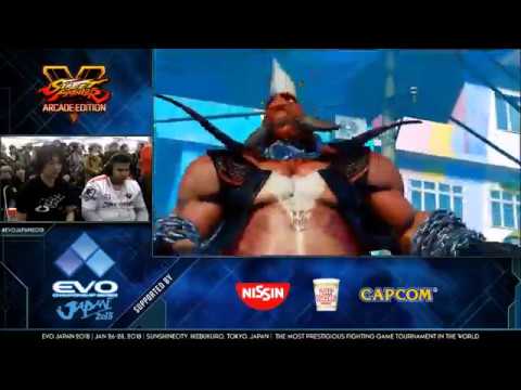 Evo Japan 2018 SFV AE - Mena (Birdie) vs Sako (Menat)