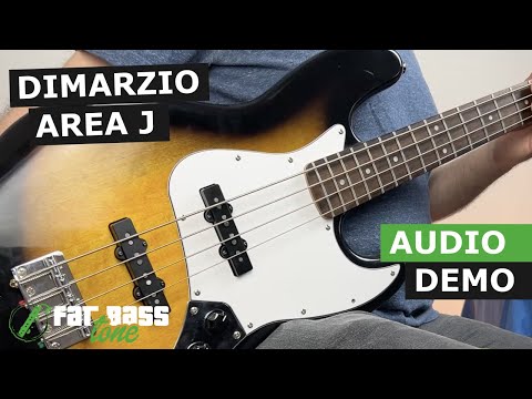 DiMarzio Area J Jazz Bass® Pickup Set Demo