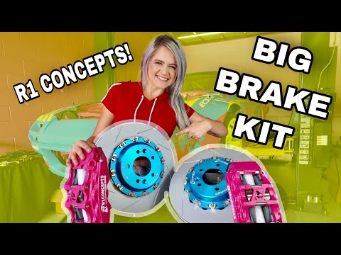 Drift car gets BIG brakes!! Unboxing + Install