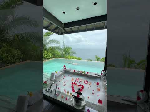 Ultimate Romantic Pool with Jacuzzi | Relaxation Paradise 2023 #luxury #relax