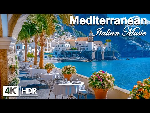 Chill Mediterranean Dream Music 🎶 Relaxing Italian Vibes & Charming Old Town Scenery