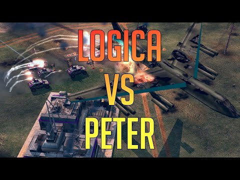 Logica vs Peter | Crazy Nuke vs SWG 1v1 Pro Game | Generals Zero Hour