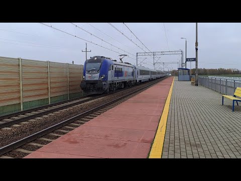 Przelot IC Wybrzeże przez stacje w Ząbrowie