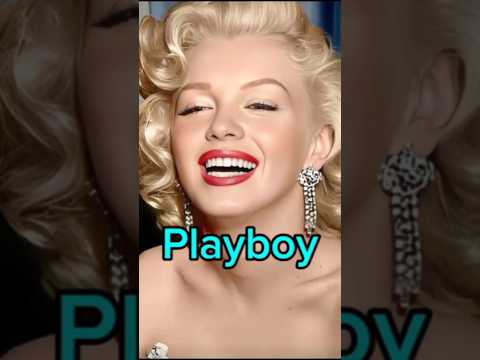 Marilyn Monroe First Ever Playboy Cover Girl 🤩