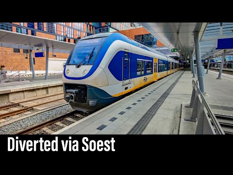 Train Cab Ride NL / Diverted Sprinter / Utrecht - Soest - Baarn - Amsterdam / Juli 2022