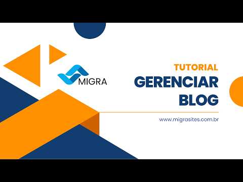 Gerenciar Blog