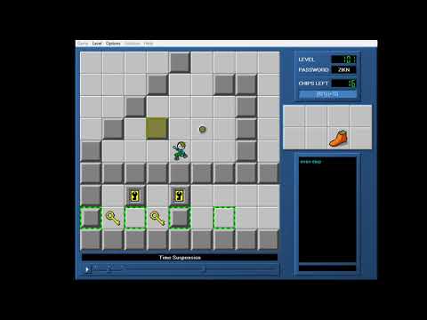 CCLP1 level 101 solution - 849 seconds