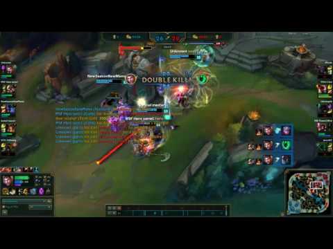 ✔ League of Legends - Jayce gets a Quadra kill