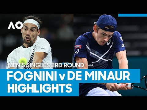 Fabio Fognini vs Alex de Minaur Match Highlights (3R) | Australian Open 2021