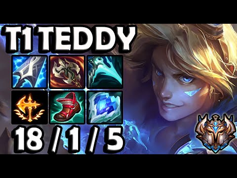 T1 Teddy EZREAL vs APHELIOS [ ADC ] Patch 11.5 Korea Challenger ✅