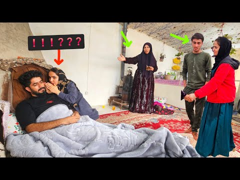 The medicine of hope 💊The operator is standing next to the lady's flower, Shirzad's wife appears!