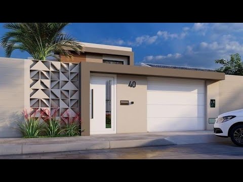 20 Fachadas de Casas Modernas para se inspirar | Fachadas Top