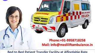 Life Support Ambulance Service in Nehru Place and Vasantkunj Delhi