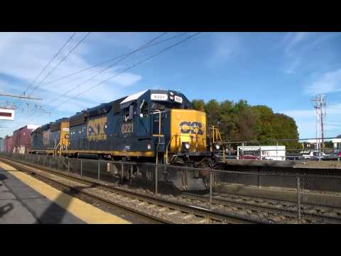 CSX B733 passing Mansfield,MA
