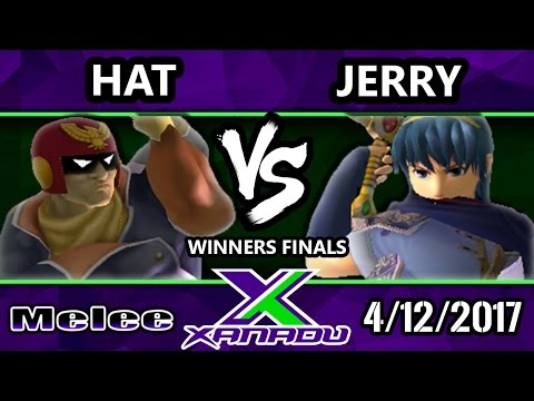 S@X 197 - Hat (Captain Falcon, Sheik) Vs. Jerry (Fox, Marth) - SSBM Winners Finals - Smash Melee
