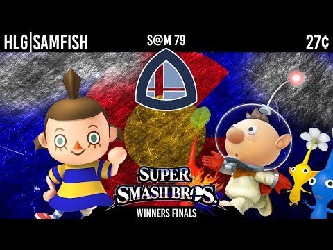 Sm4sh@Mines 79 - HLG|SAMFISH (Villager) Vs. 27¢ (Olimar) - Winners Finals