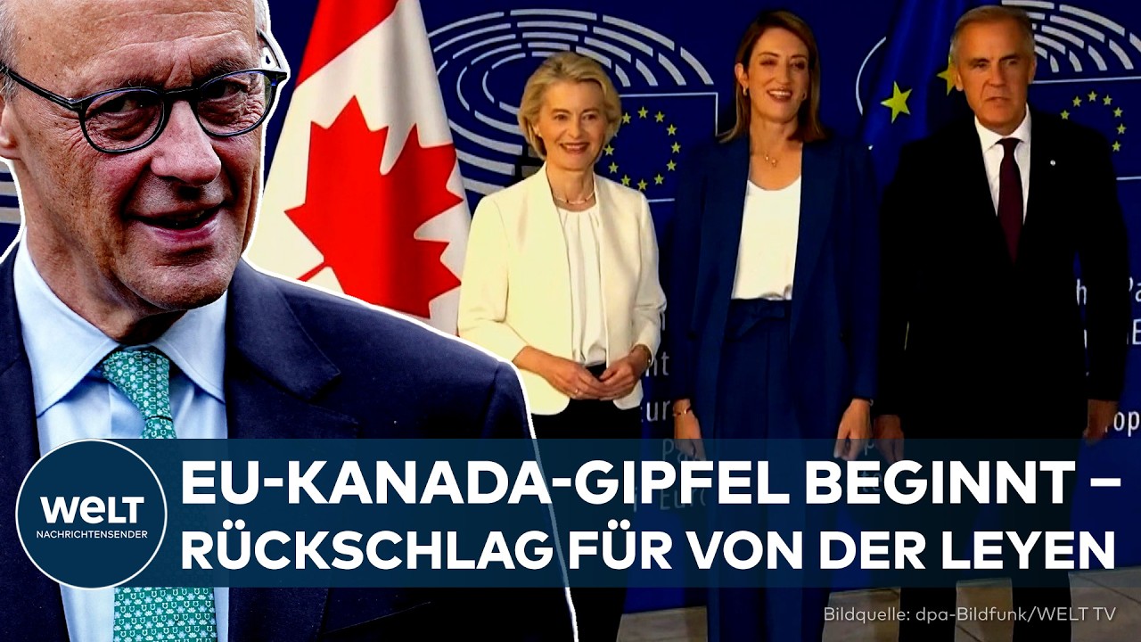 MERZ STOPPT VON DER LEYEN: Schwere Niederlage beim Kanada-Plan – EU-Sonderstatus vorerst gestoppt!