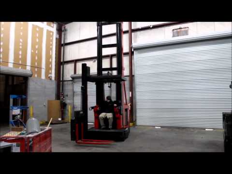 Raymond Narrow Aisle Man Up Swing Reach Turret Truck Forklift Model 537 Csr30t Capacity