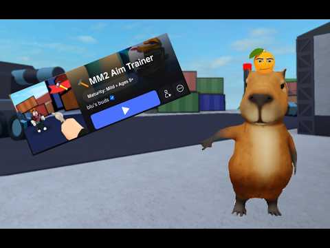 Speedrunning 50 KILLS in just 10 MINUTES! (MM2 Aim trainer)