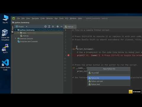 Running Python Scripts Using Pycharm Python Pycharm