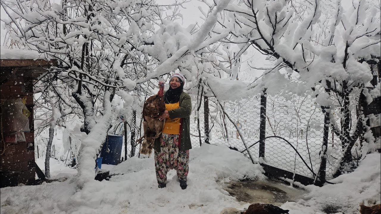 ‼️KÖYÜMÜZ BEMBEYAZ OLDU ‼️☺️
