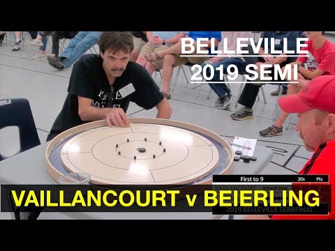 2019 Belleville Crokinole Semi - Beierling v Vaillancourt