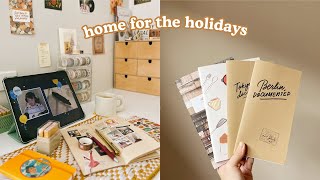 Home for the Holidays 🎄 Patreon party, packing shop orders, journaling vlog | Abbey Sy
