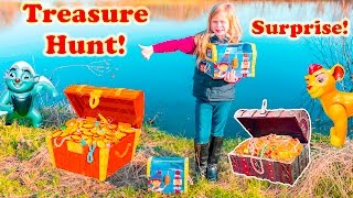 ASSISTANT SURPRISE TREASURE Search Disney Lion Guard and Paw Patrol Treasure Hunt Surprise Video