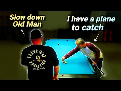 Old EFREN REYES in a RUSH, Leaves Young Player with NOTHING