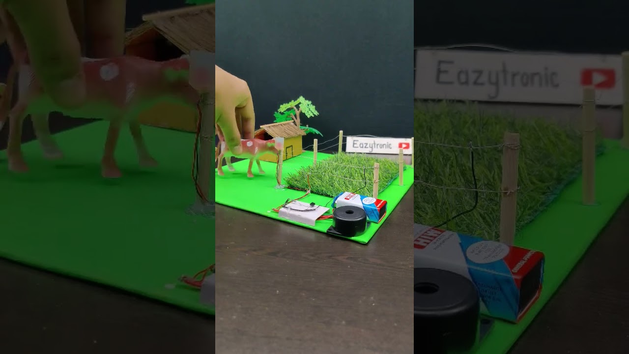 Crop Protection System #scienceproject #arduinoproject #eazytronicshorts #eazytronic #crop #science