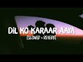 Dil Ko Karaar Aaya Slowed Reverb Song Lyrics Neha Kakkar Yasser Desai