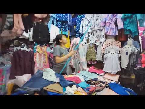 Clothes And Other Products Selling At Toultompoung Market -My Travel Around Market
