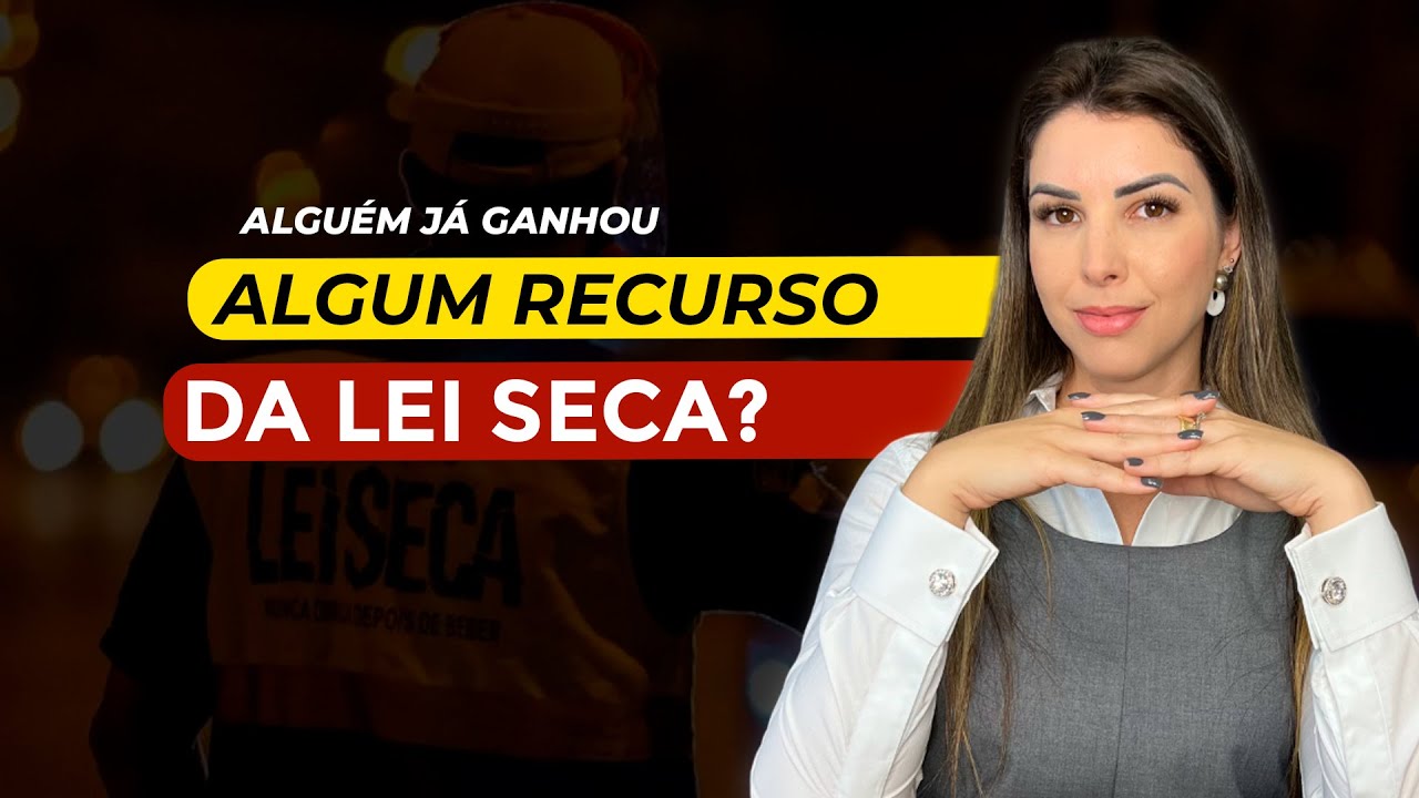 Essa é a prova que RECORRER da lei seca funciona