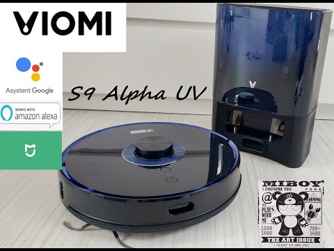 Viomi S9 Alpha UV smart odkurzacz z bazą ssącą