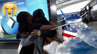 SHE&#39;S GONE BACK TO AMERICA  *SHE ACTUALLY CRIED* (EMOTIONAL)